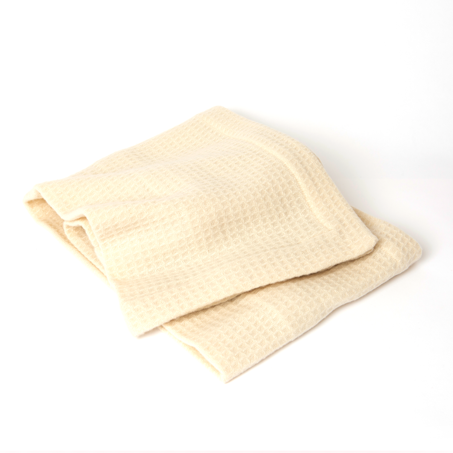 Natural Waffle Baby Blanket